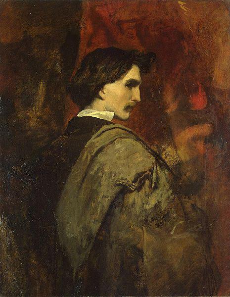 Anselm Feuerbach Self-portrait oil painting picture